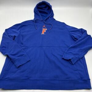 Air Jordan UF Florida Gators Hoodie Sweatshirt Men's Size XXL 2XL Blue
